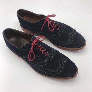 Allen Edmonds Spiaggia Navy Suede Wingtip 13 E